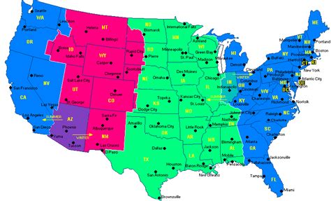 cst time zone cities.